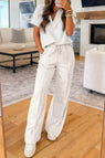 Light Grey / S / 50%Polyester+43%Viscose+7%Elastane