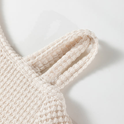 Jet Stream Solid Color Textured Knit Asymmetric Shoulder Long Sleeve Top