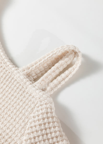 Jet Stream Solid Color Textured Knit Asymmetric Shoulder Long Sleeve Top