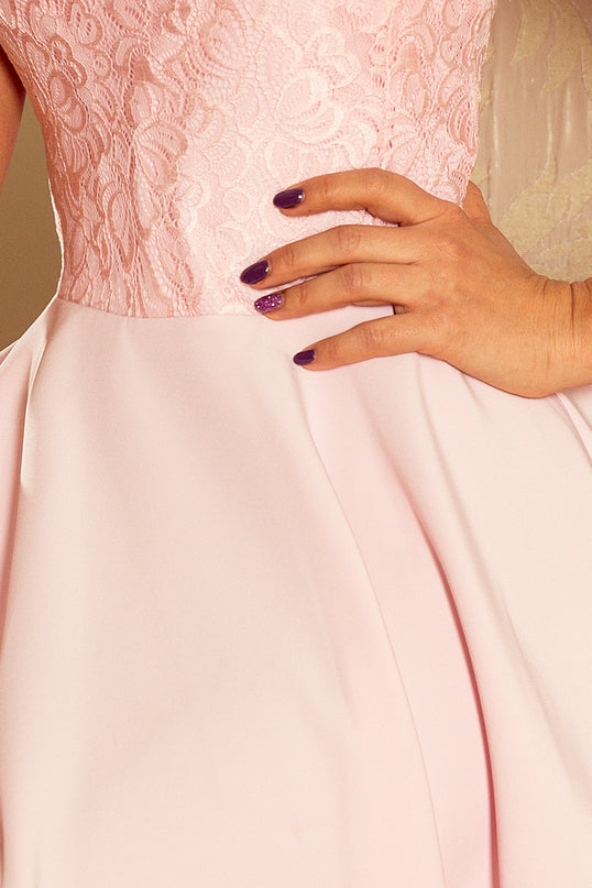 Pastel Pink Lace Dress – Marta