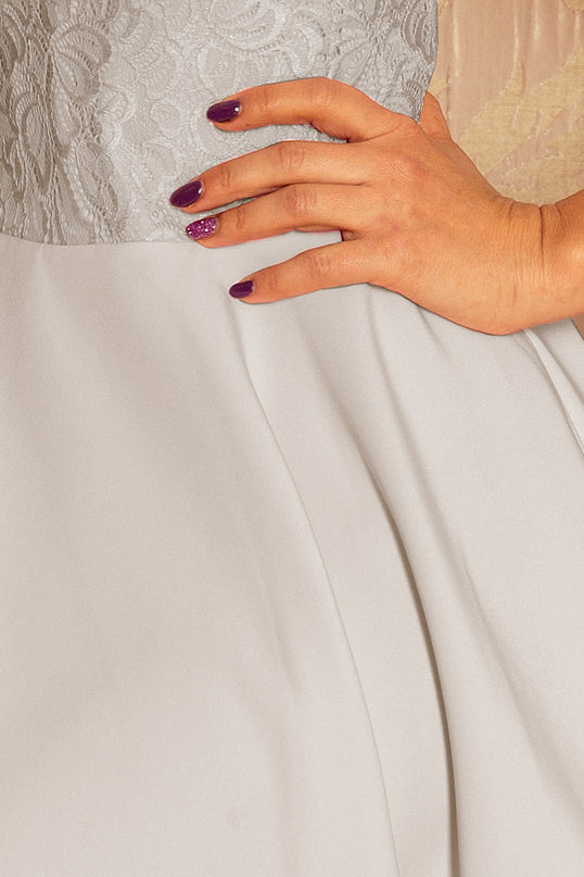 Light Grey Lace Dress – Marta