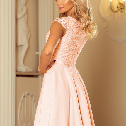 Peach Lace Dress – Marta