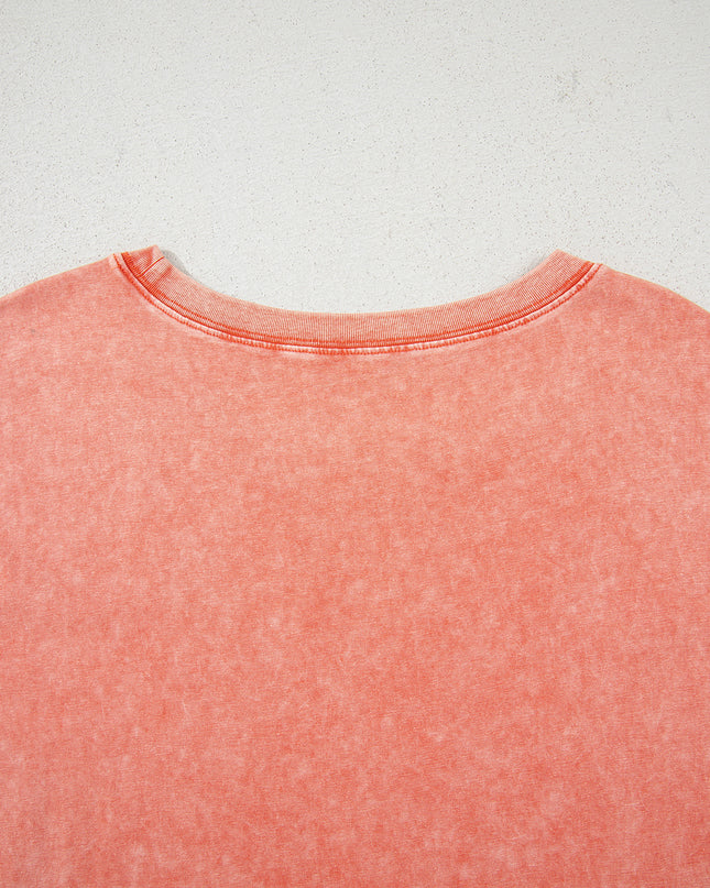 Carrot Pocketed T-shirt Long Dress