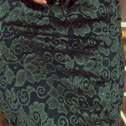 Bright Green Lace Dress
