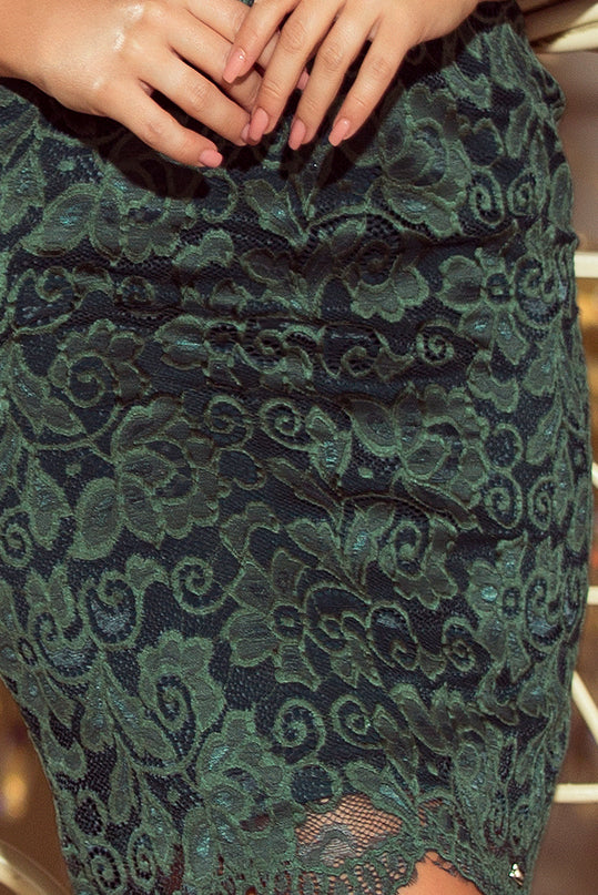 Bright Green Lace Dress