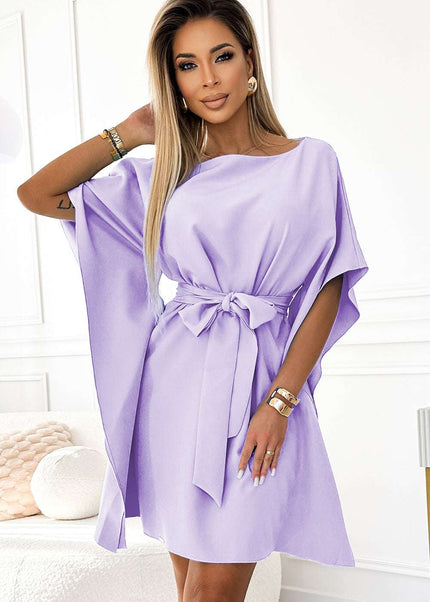 287-29 SOFIA Butterfly dress - bright heather