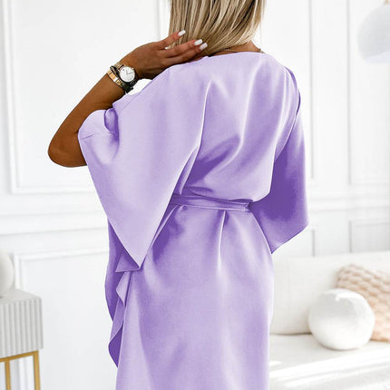 Bright Heather Butterfly Dress – Sofia