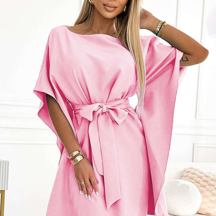 287-30 SOFIA Butterfly dress - pastel pink