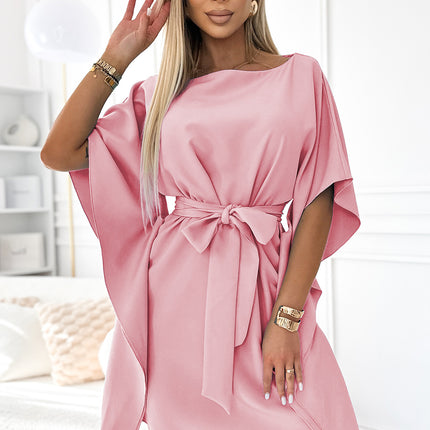 287-32 SOFIA Butterfly dress - dirty pink