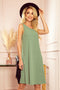 Olive Trapezoidal Dress – Victoria