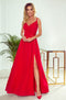 Red Strappy Maxi Dress – Chiara