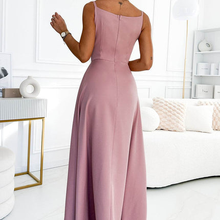Dirty Pink Strappy Maxi Dress – Chiara