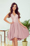 Powder Pink Dress with Lace Back Detail – Patricia