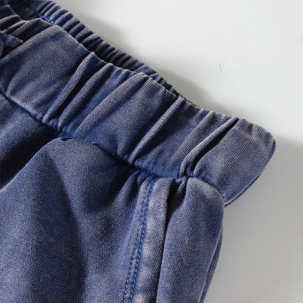 Ashleigh Blue Careys Tiered Wide Leg Patchwork Drawstring Pants