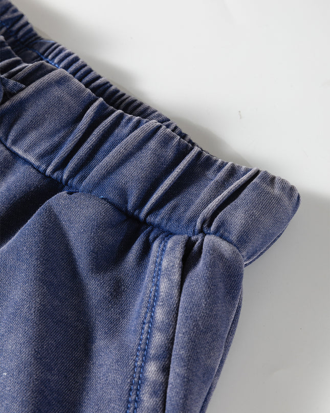 Ashleigh Blue Careys Tiered Wide Leg Patchwork Drawstring Pants