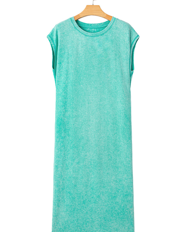 Carrot Pocketed T-shirt Long Dress