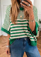 Green Stripe / S / 100%Acrylic