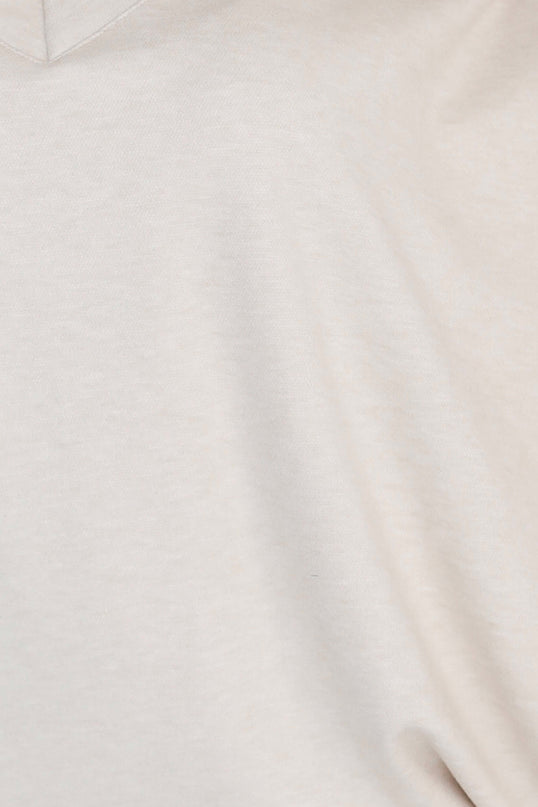 Beige Warm Jumper Dress with Cleavage – 402-7