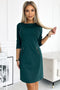 Green Dress with Gold Zippers – Mary