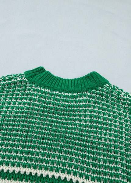 Red 3/4 Draped Sleeve Slouchy Sweater