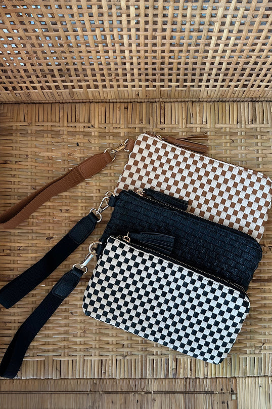 Patterned Leather Wallet