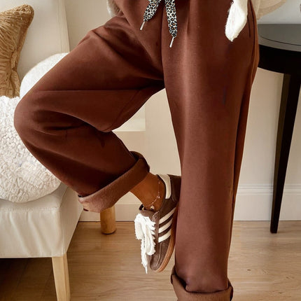 Black Elastic Waist Pants