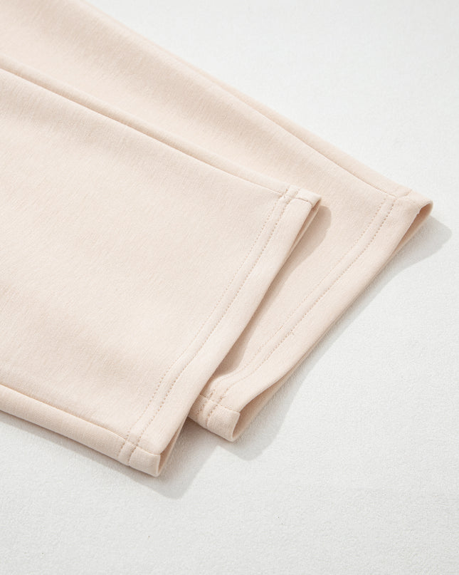 Jet Stream Embroidered Patched Pockets Drawstring Pants