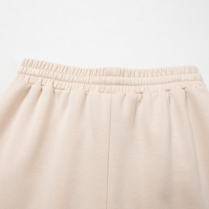 Jet Stream Embroidered Patched Pockets Drawstring Pants