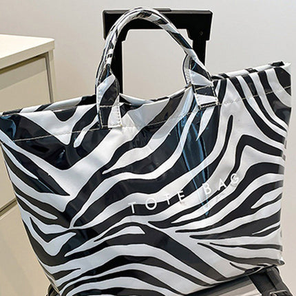 Red Leopard Tote Bag