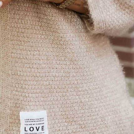 20892-8-631-1 Stylish cardigan made of soft sweater knit - beige-8