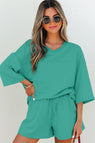 Sea Green / S / 75%Polyester+20%Cotton+5%Elastane