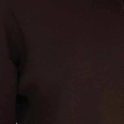 Chocolate Brown Hooded Tracksuit Set