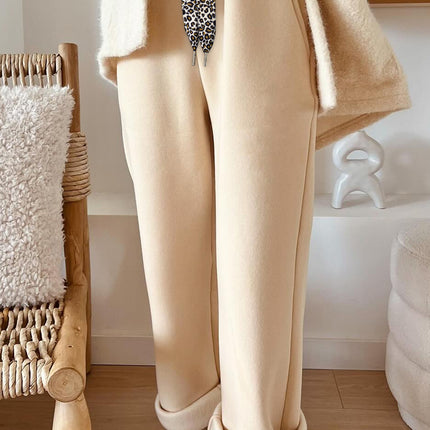 Black Elastic Waist Pants