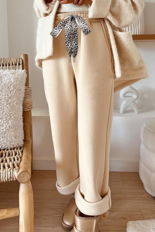 Black Elastic Waist Pants