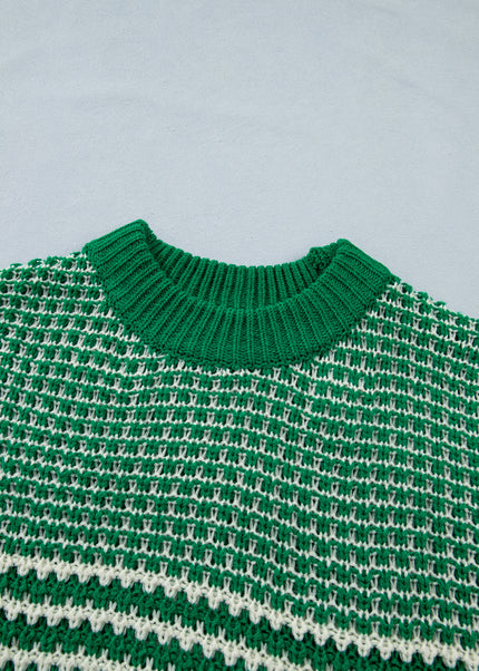 Red 3/4 Draped Sleeve Slouchy Sweater