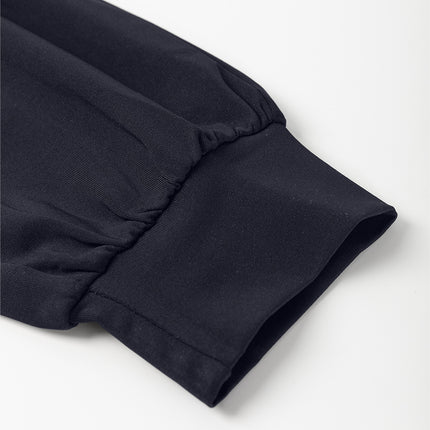 Black Casual Tank Style Tie Waist Pocketed Jogger Jumpsuit
