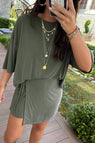 Laurel Green / S / 93%Viscose+7%Elastane