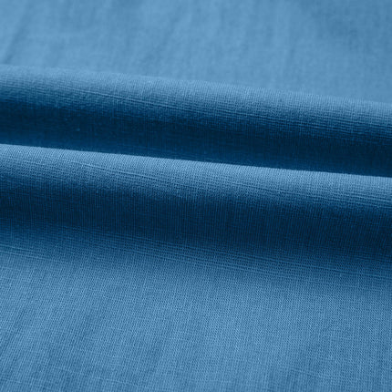Prussian Blue Smocked Waist Casual Jogger Style Pants