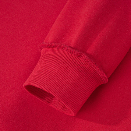 Bright Pink Oversize Drop Shoulder Reversible Mock Neck Sweatshirt