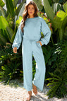 Mist Blue / S / 65%Polyester+35%Cotton