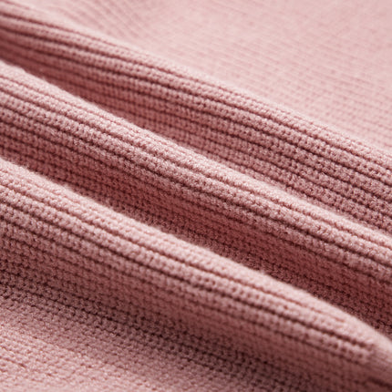 Goat Mixed Texture Knit Button V Neck Sweater Cardigan