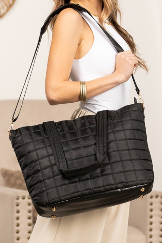 2-Piece Tote Bag and Clutch Set