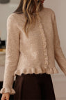 Oatmeal / S / 30%Polyester+25%Viscose+25%Acrylic+20%Polyamide
