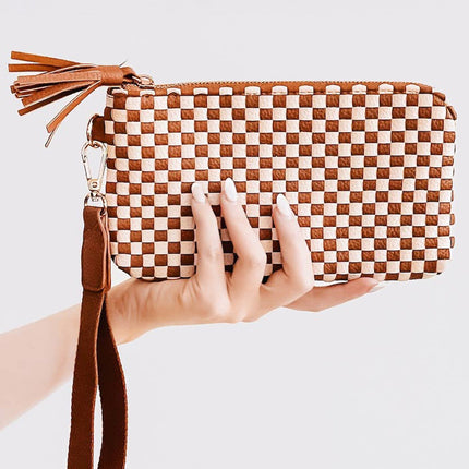 Patterned Leather Wallet