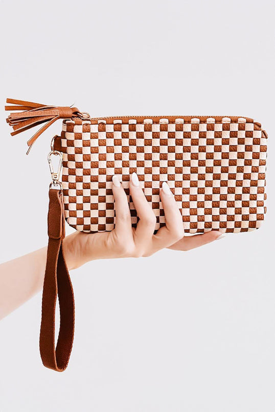 Patterned Leather Wallet