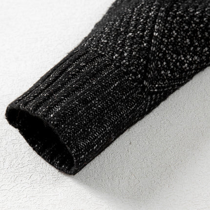Cable Knit Drop Shoulder Sweater Dress
