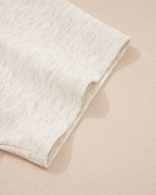 Light Grey Polo Tee Casual Pant Set