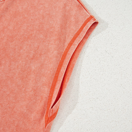 Carrot Pocketed T-shirt Long Dress
