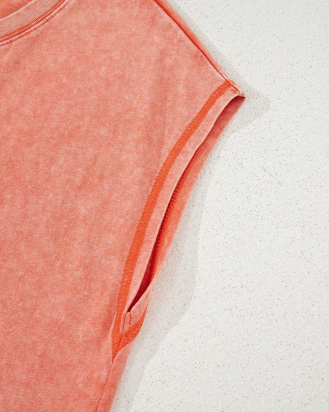 Carrot Pocketed T-shirt Long Dress