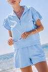 Beau Blue / S / 95%Polyester+5%Elastane